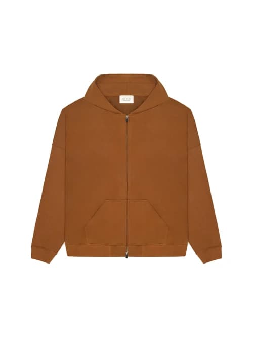 FEAR OF GOD Everyday Full Zip Hoodie Brick