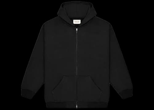 FEAR OF GOD Everyday Full Zip Hoodie Vintage Black