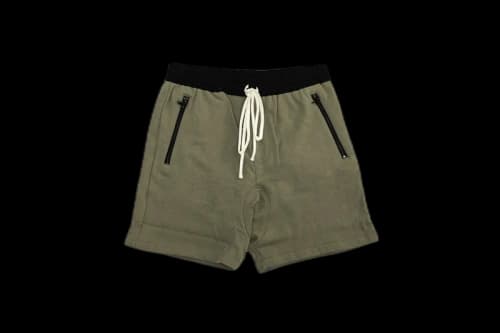 FEAR OF GOD FOG Essentials Drawstring Sweat Shorts Silver Sage