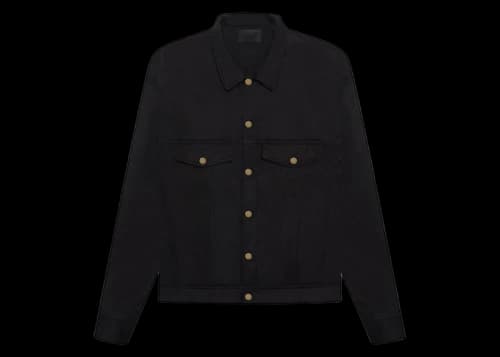 Fear of God French Terry Trucker Jacket Black