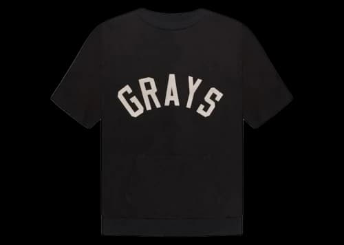 Fear of God Grays 3/4 Sleeve Sweatshirt Black