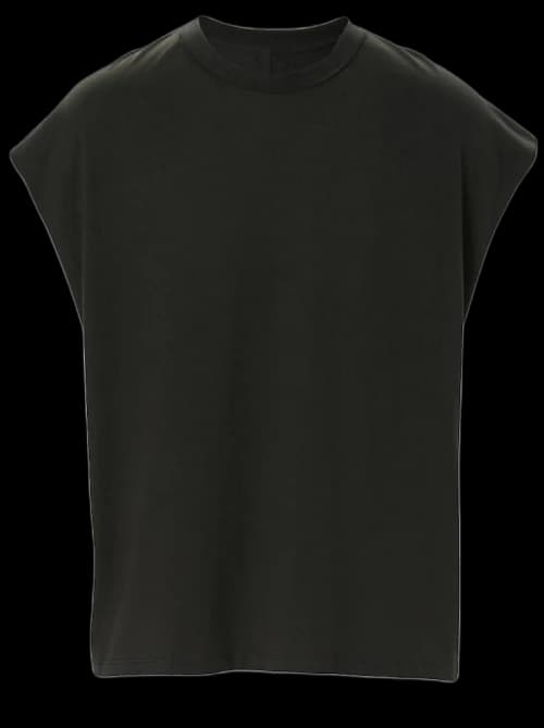 FEAR OF GOD Inside Out Muscle T-shirt Vintage Black