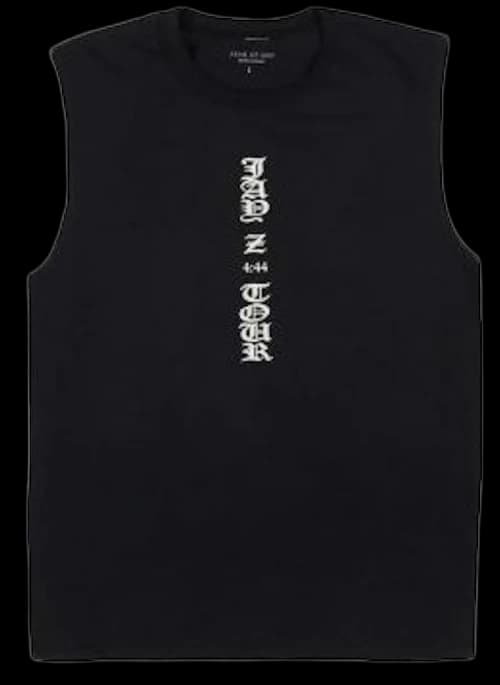 FEAR OF GOD Jay-Z Sleeveless Tee Black