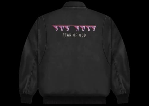 Fear of God John Mayer Sob Rock Leather Bomber Black