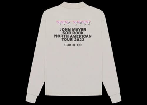 Fear of God John Mayer Sob Rock Souvenir L/S T-shirt Cement