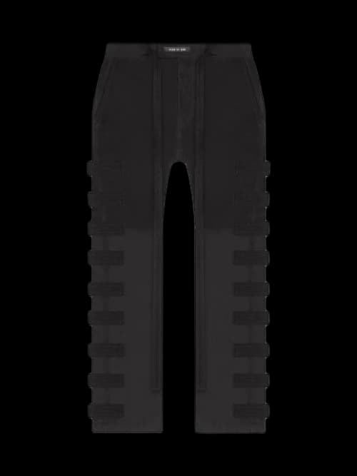 FEAR OF GOD Leather Nylon Tactical Pant Black