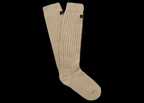 Fear of God Mr. Porter Exclusive Logo-Appliquéd Ribbed Cotton-Blend Socks Beige