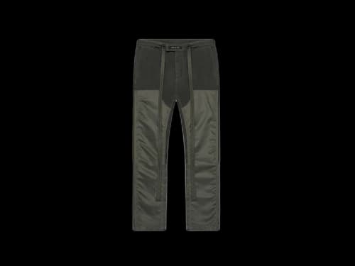 FEAR OF GOD Nylon Canvas Double Front Work Pants Forest Green/Army Green