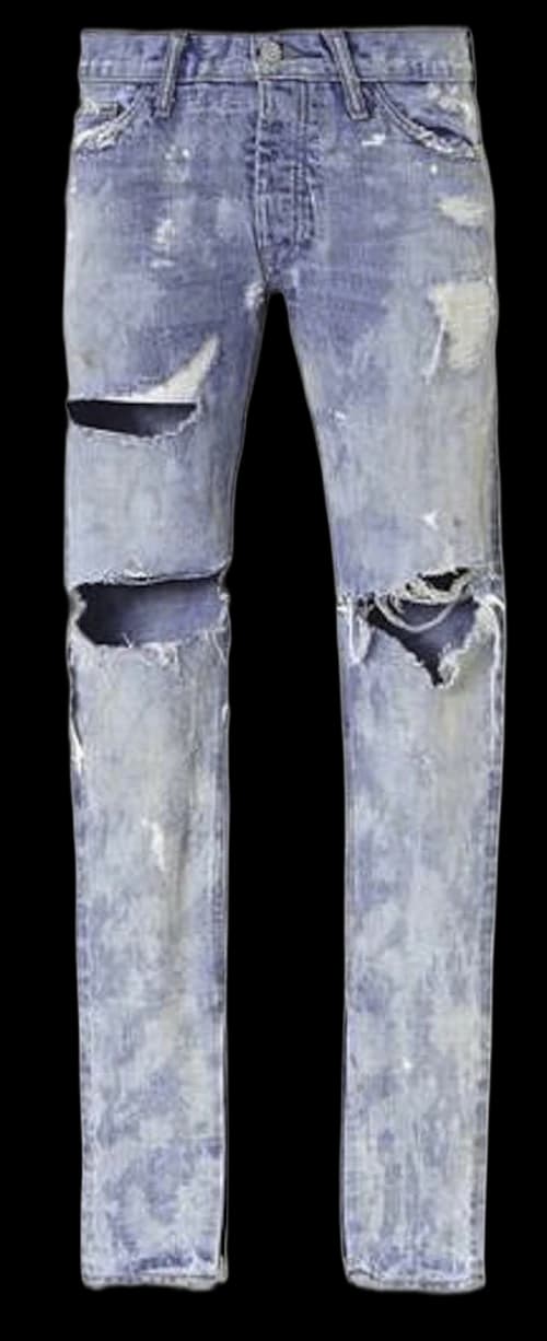 FEAR OF GOD Orignal Batch Romper Selvedge Denim Jeans Indigo