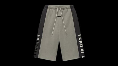 Fear of God Panelled Raw Cut Off Sweatshort Seal Heather/Iron Grey