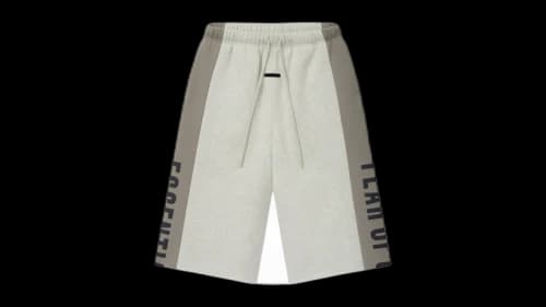 Fear of God Panelled Raw Cut Off Sweatshort Vanilla Heather/Seal