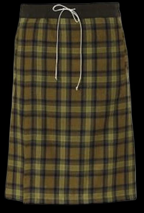FEAR OF GOD Plaid Kilt Yellow Plaid
