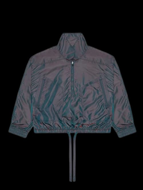 FEAR OF GOD Pullover Track Jacket Blue Iridescent