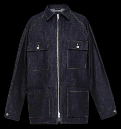 FEAR OF GOD Raw Selvedge Denim Long Jacket Raw Indigo
