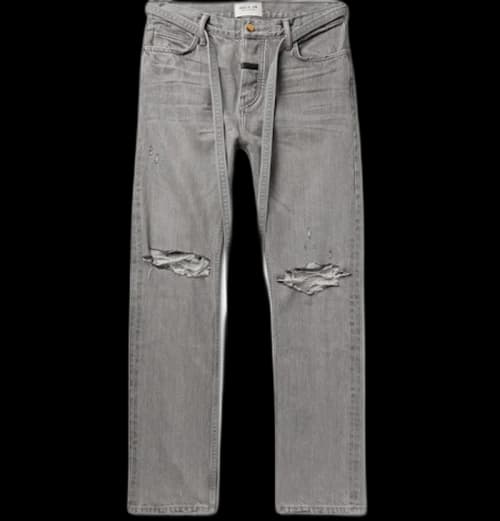 FEAR OF GOD Relaxed Fit Denim Jeans God Grey