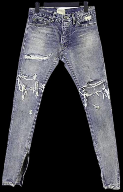 FEAR OF GOD Second Batch Vintage Indigo Selvedge Denim Jeans Indigo