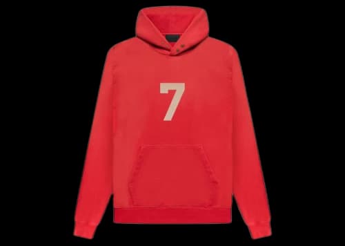 Fear of God Seventh Collection 7 Hoodie Vintage Red
