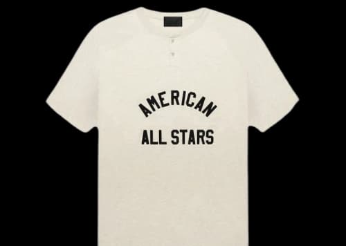 Fear of God Seventh Collection All Star Henley Tee Cream Heather