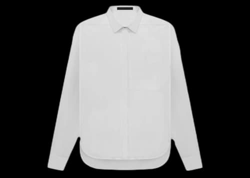 Fear of God Seventh Collection Easy Collared Shirt White