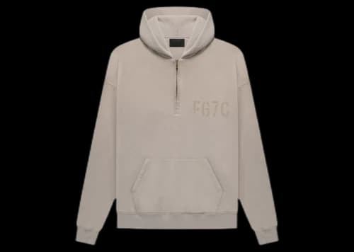 Fear of God Seventh Collection Long Sleeve Half Zip Hoodie Vintage Paris Sky