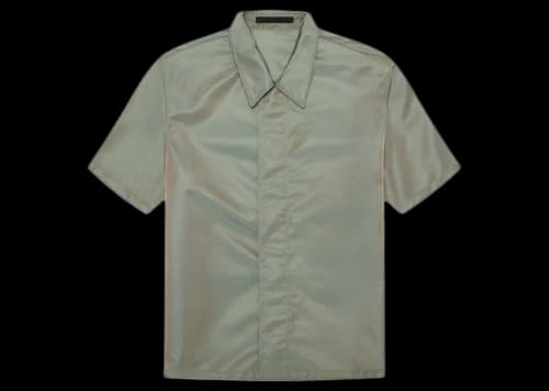 Fear of God Seventh Collection Short Sleeve Nylon Shirt Green Iridescent