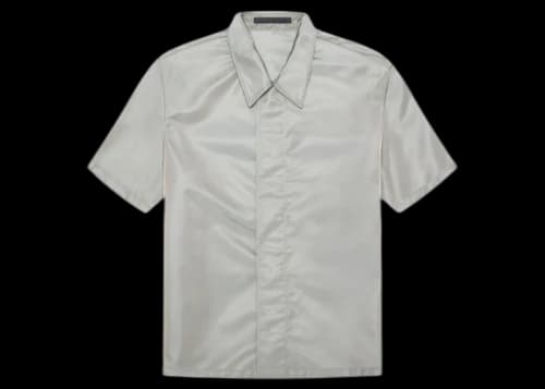 Fear of God Seventh Collection Short Sleeve Nylon Shirt Grey Iridescent