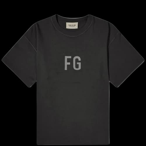 Fear of God Short Sleeve 'FG' 3M Tee Vintage Black