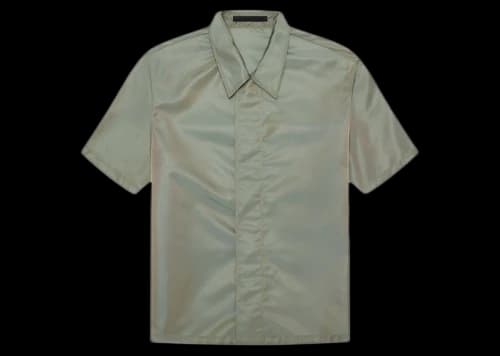 Fear of God Short Sleeve Nylon Shirt Green Iridescent