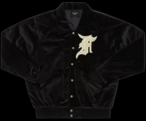 FEAR OF GOD SSENSE Corduroy Coaches Jacket Black