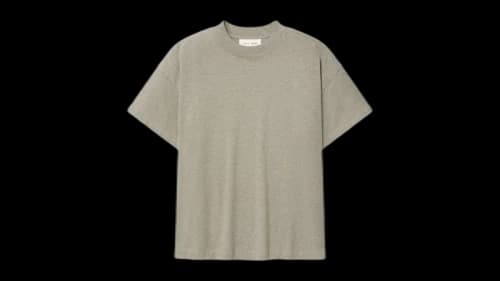 Fear of God Tri-Blend Essentials Slim Fit T-shirt Seal Heather