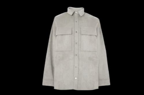 FEAR OF GOD Utrasuede Shirt Jacket Heather Grey