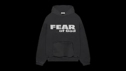 Fear of God Vintage Fear Is Gone Hoodie Black/Cream