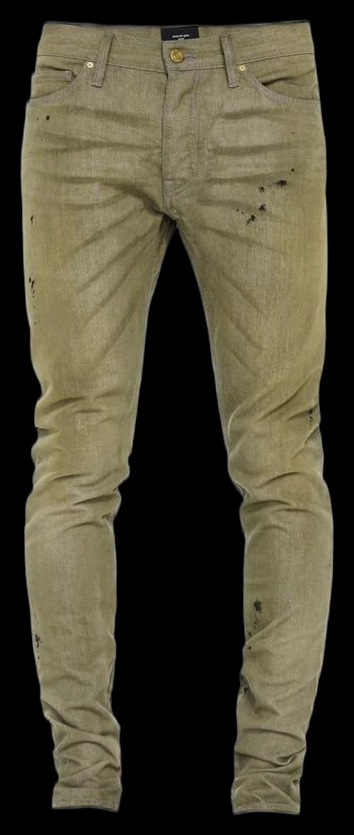 FEAR OF GOD Vintage Gold Selvedge Denim Jeans Vintage Gold