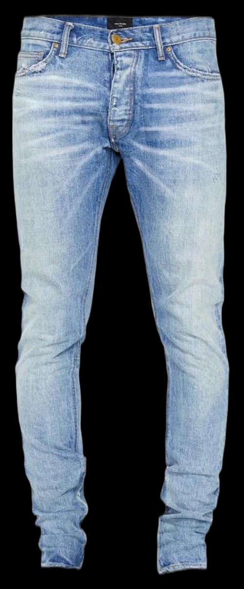 FEAR OF GOD Vintage Wash Selvedge Denim Jeans Indigo