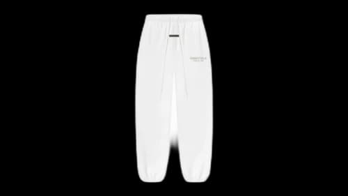 Fear of God Womens Essentials Classic Sweatpant Cloud White