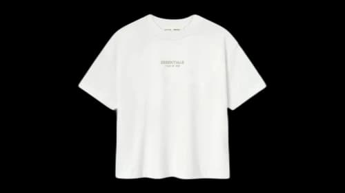 Fear of God Womens Essentials Classic Tee Cloud White