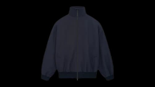 Fear of God Wool High Neck Track Jacket Navy