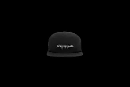 FEAR OF GOD x Ermenegildo Zegna Cotton Baseball Hat Black