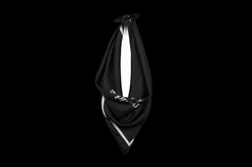 FEAR OF GOD x Ermenegildo Zegna Logo Silk Bandana Black