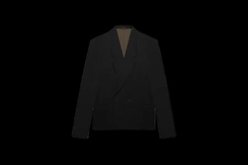 FEAR OF GOD x Ermenegildo Zegna Wool Double Breasted Blazer Jacket Black