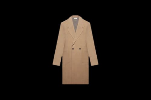 FEAR OF GOD x Ermenegildo Zegna Wool Double Breasted Coat Beige