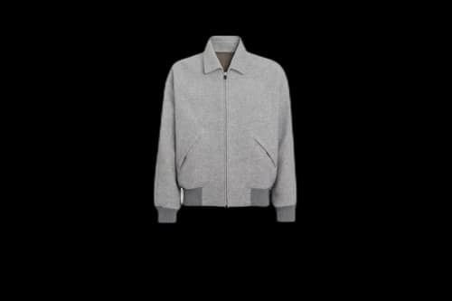 FEAR OF GOD x Ermenegildo Zegna Wool Short Jacket Light Grey