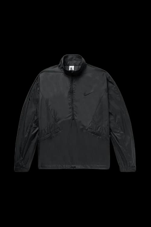 FEAR OF GOD x Nike Long Sleeve Half Zip Jacket Black