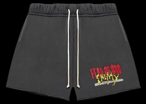 Fear of God x RRR 123 Look Its The Enemy Short Vintage Black