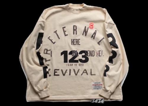 Fear of God x RRR123 Revival LS T-shirt Ivory