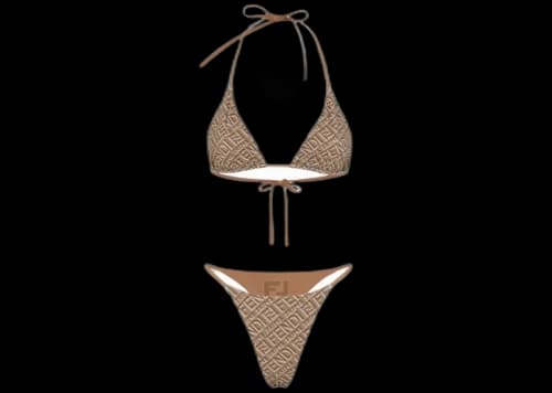 Fendi x SKIMS Reversible Two-Piece Swimsuit California