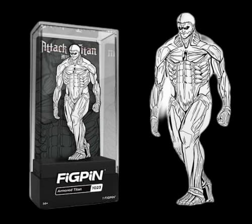 FiGPiN Attack on Titan Armored Titan 2022 NYCC Exclusive #1023 (LE 1000) White