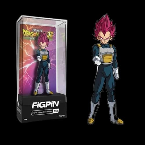 FiGPiN Dragon Ball Super Broly Movie Super Saiyan God Vegeta #192
