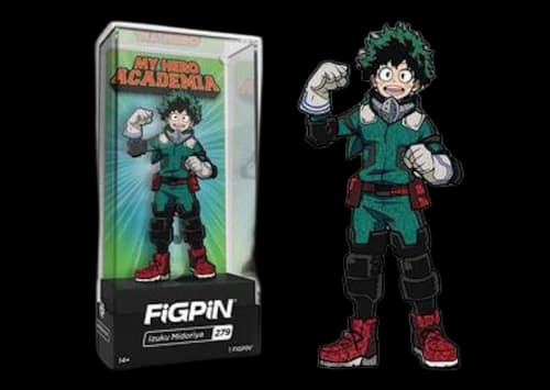 FiGPiN My Hero Academia Izuku Midoriya Glitter Variant LE 1000 Pin #279
