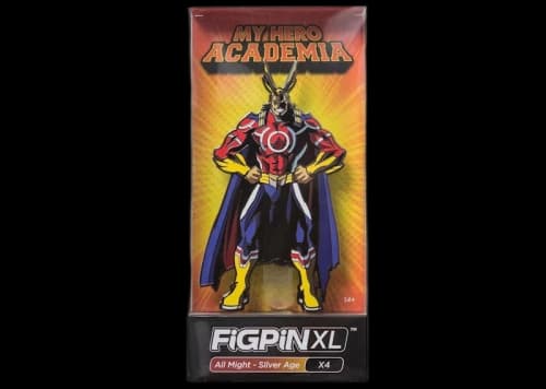 FiGPiN XL My Hero Academia All Might Silver Age Pin #X4